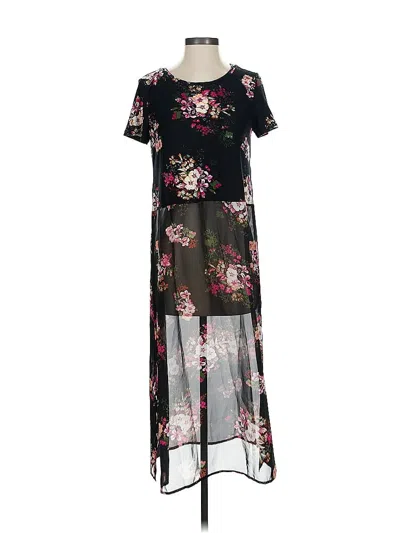 Pre-owned Sweet Rain Casual Dress In Black