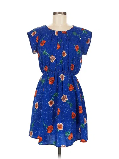 Pre-owned Sweet Rain Casual Dress In Blue
