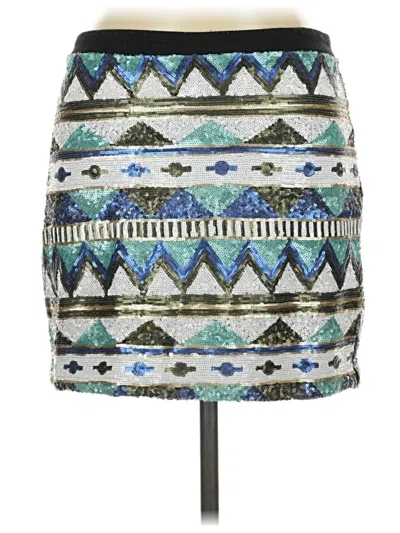 Pre-owned Sweet Rain Casual Skirt In Blue