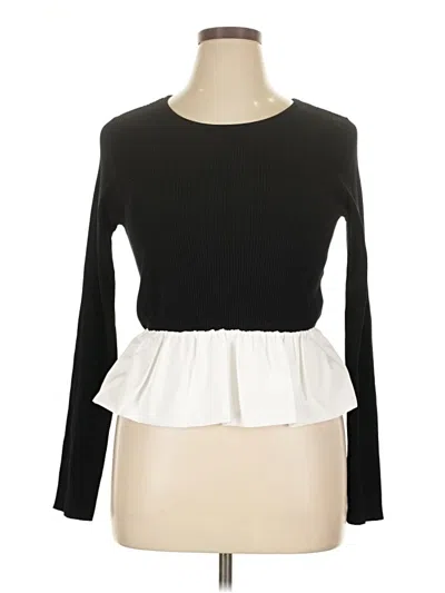 Pre-owned Sweet Rain Fleece Jacket In Black