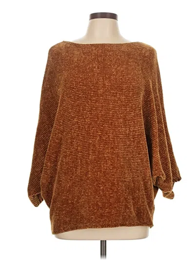 Pre-owned Sweet Rain Pullover Sweater In Brown
