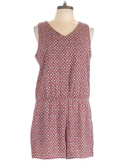 Pre-owned Sweet Rain Romper In Red