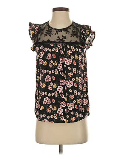Pre-owned Sweet Rain Sleeveless Blouse In Black