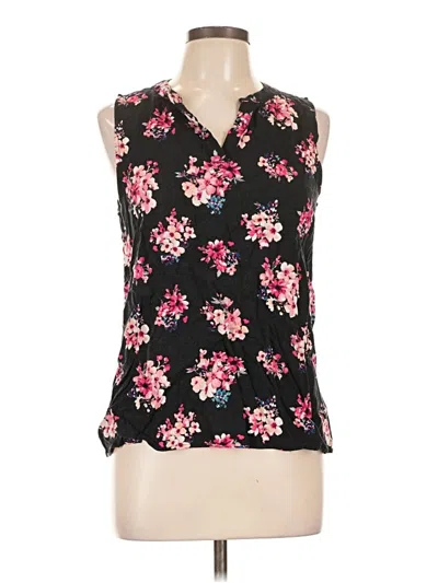Pre-owned Sweet Rain Sleeveless Blouse In Black