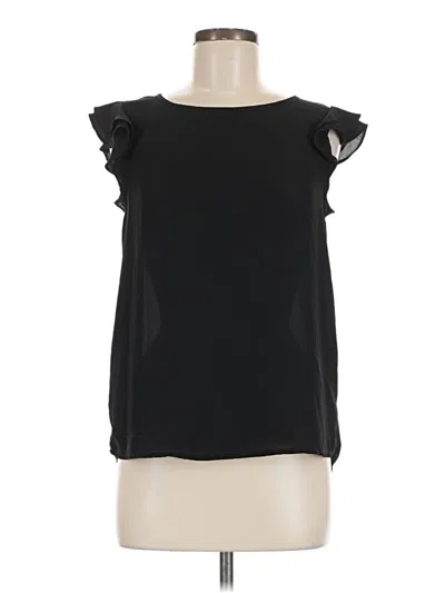 Pre-owned Sweet Rain Sleeveless Blouse In Black