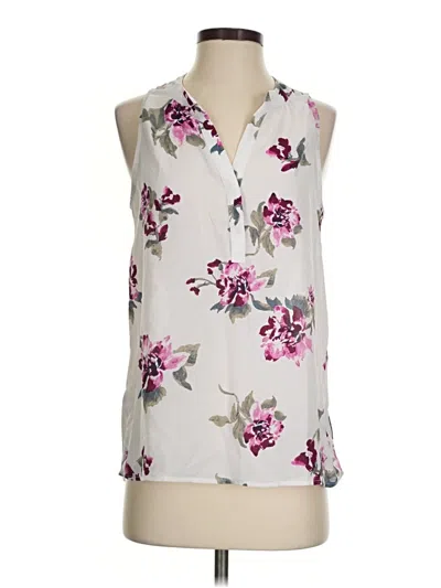 Pre-owned Sweet Rain Sleeveless Blouse In Ivory