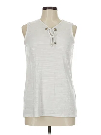Pre-owned Sweet Rain Sleeveless Blouse In Silver
