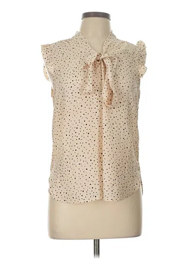 Pre-owned Sweet Rain Sleeveless Blouse In White