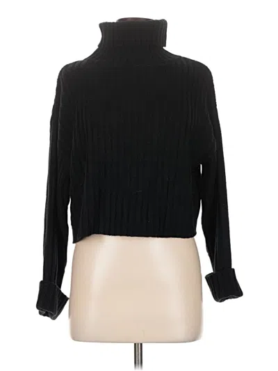 Pre-owned Sweet Rain Turtleneck Sweater In Black