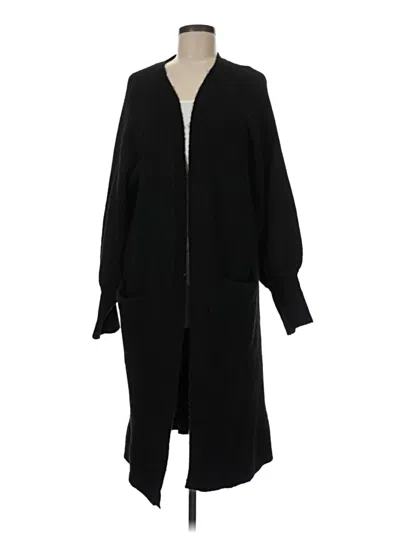 Pre-owned Sweet Romeo Cardigan Sweater In Black