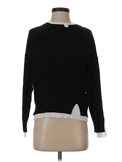 Pre-owned Sweet Romeo Pullover Sweater In Black