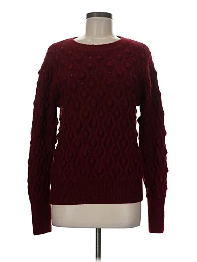 Pre-owned Sweet Romeo Pullover Sweater In Burgundy
