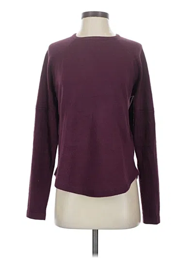 Pre-owned Sweet Romeo Pullover Sweater In Burgundy