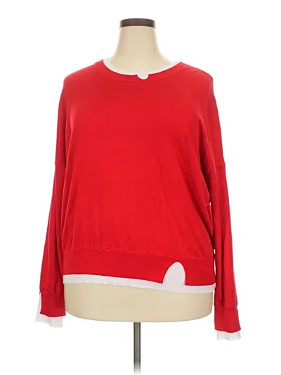 Pre-owned Sweet Romeo Pullover Sweater In Red