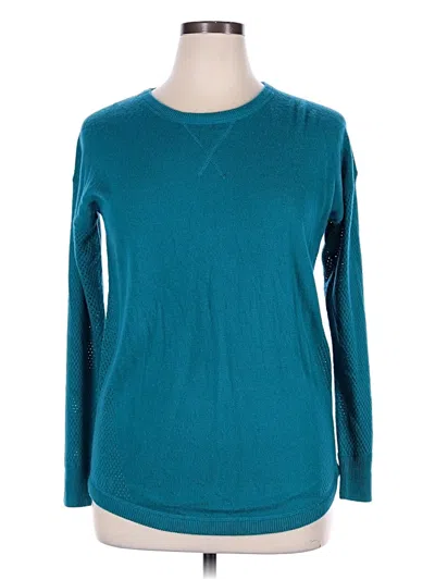 Sweet Romeo Pullover Sweater In Teal