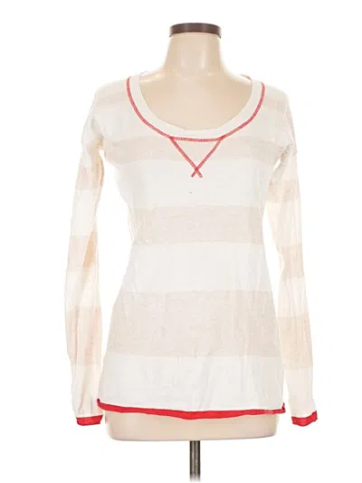 Pre-owned Sweet Romeo Pullover Sweater In White