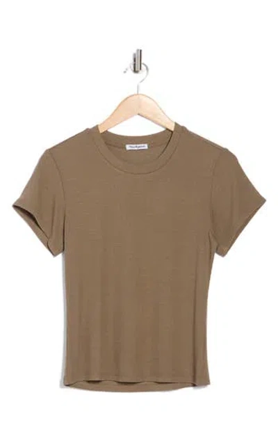 Sweet Romeo Ribbed Crewneck T-shirt
