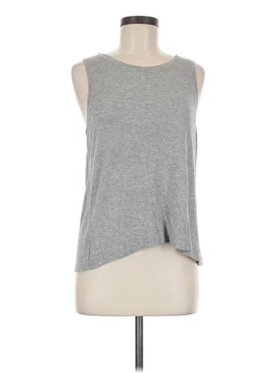 Pre-owned Sweet Romeo Sleeveless Top Gray One Shoulder Neckline Tops