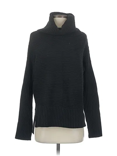 Pre-owned Sweet Romeo Turtleneck Sweater In Black