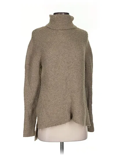Pre-owned Sweet Romeo Turtleneck Sweater In Brown