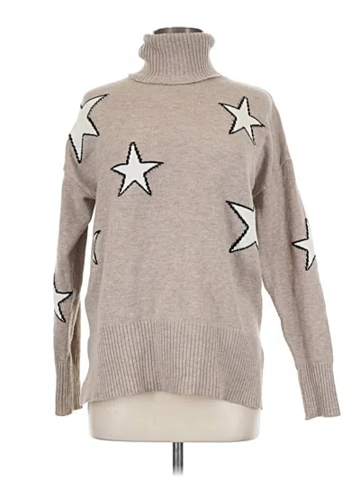 Pre-owned Sweet Romeo Turtleneck Sweater In Brown
