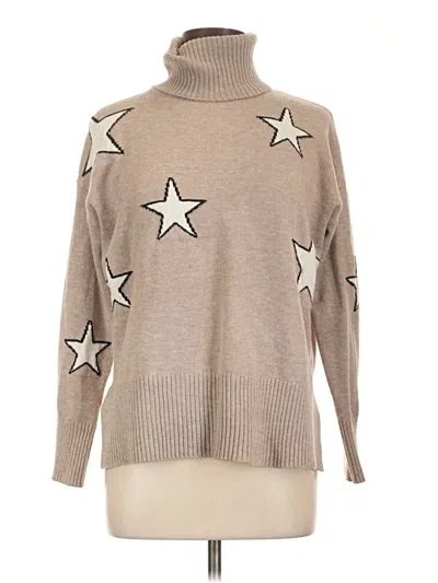 Pre-owned Sweet Romeo Turtleneck Sweater In Brown