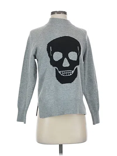 Pre-owned Sweet Romeo Turtleneck Sweater In Gray