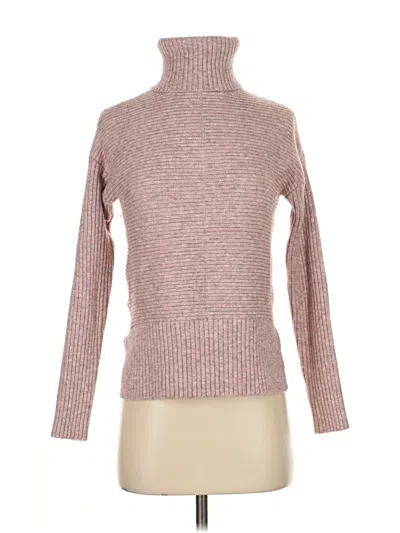 Pre-owned Sweet Romeo Turtleneck Sweater In Pink