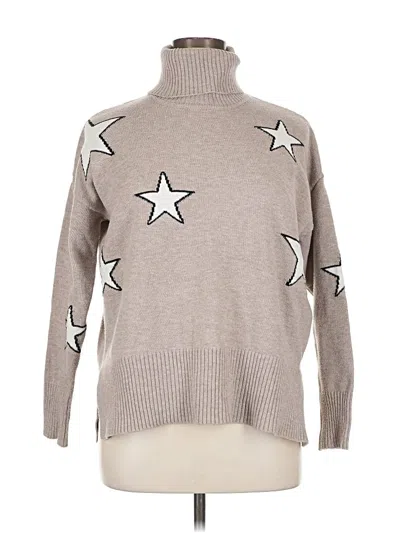 Pre-owned Sweet Romeo Turtleneck Sweater In Silver