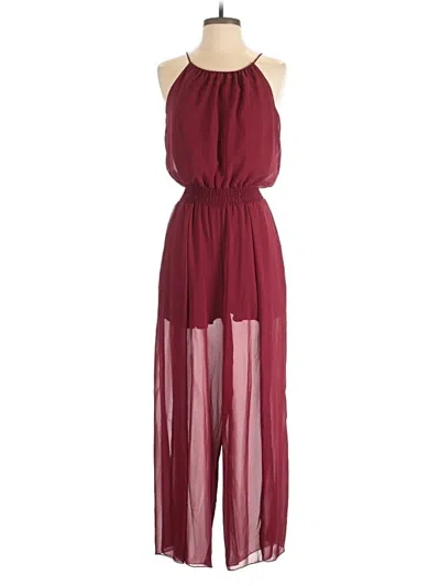 Pre-owned Sweet Storm Casual Dress In Burgundy