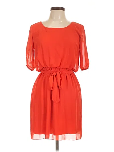 Pre-owned Sweet Storm Casual Dress In Orange