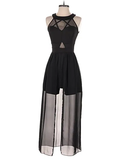 Pre-owned Sweet Storm Romper In Black