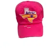 Sweet Texas Treasures Astros Bling Trucker Hat In Hot Pink In Pink
