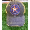 Sweet Texas Treasures Unisex Houston Astros Distressed Trucker Cap In Navy