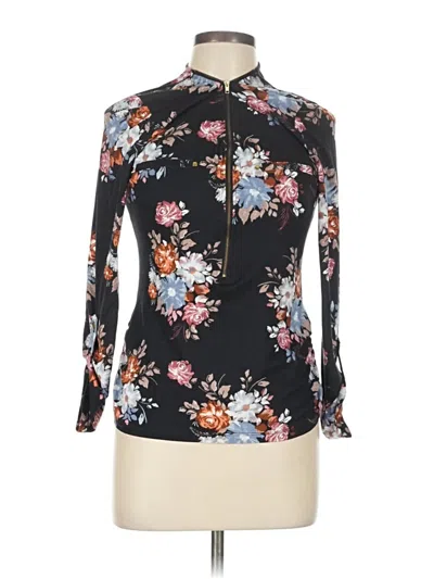 Pre-owned Sweet Wanderer 3/4 Sleeve Blouse In Black