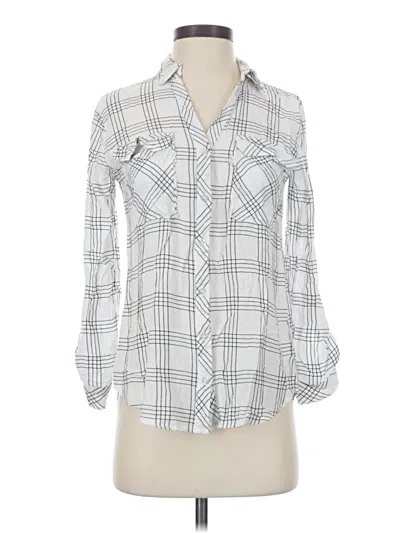 Pre-owned Sweet Wanderer 3/4 Sleeve Button Down Shirt In White