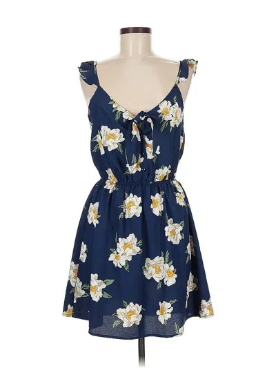 Pre-owned Sweet Wanderer Casual Dress In Blue