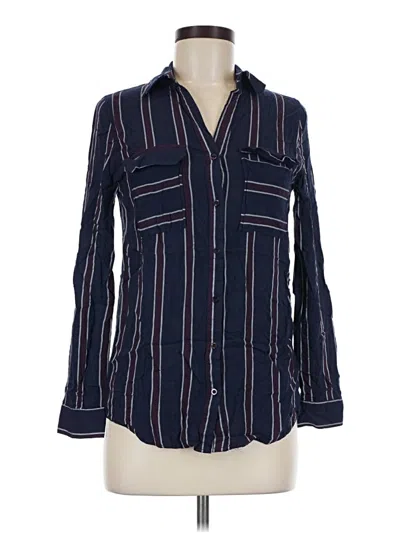Pre-owned Sweet Wanderer Long Sleeve Blouse In Blue