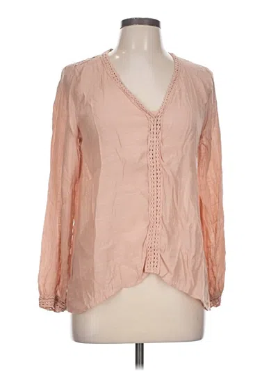 Pre-owned Sweet Wanderer Long Sleeve Blouse In Pink