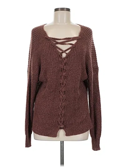 Pre-owned Sweet Wanderer Pullover Sweater In Brown