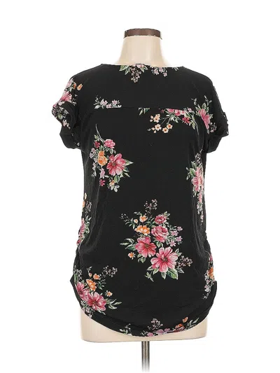 Pre-owned Sweet Wanderer Short Sleeve Blouse In Black