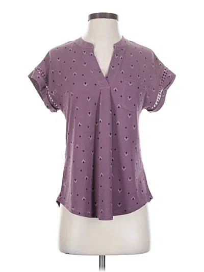 Pre-owned Sweet Wanderer Short Sleeve Blouse In Purple