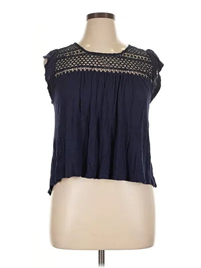 Pre-owned Sweet Wanderer Sleeveless Blouse In Blue