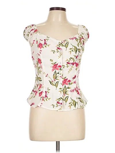 Pre-owned Sweet Wanderer Sleeveless Blouse In Ivory