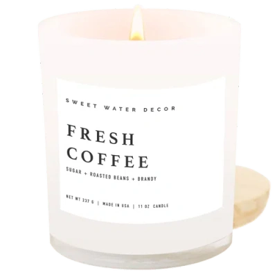 Sweet Water Decor 11oz White Jar Candle