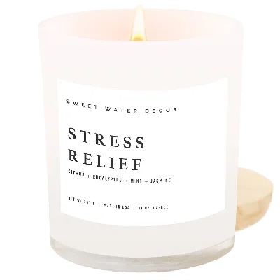Sweet Water Decor 11oz White Jar Candle