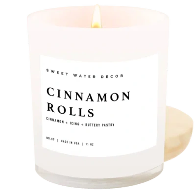 Sweet Water Decor 11oz White Jar Candle In Pink