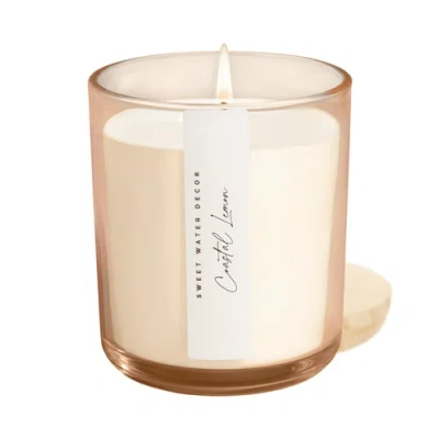 Sweet Water Decor 12oz Tinted Glass Jar Candle In Neutral