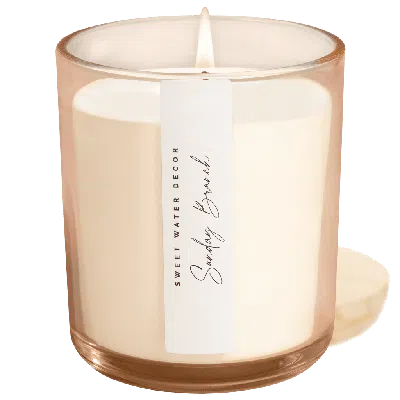 Sweet Water Decor 12oz Tinted Glass Jar Candle In Sunday Brunch