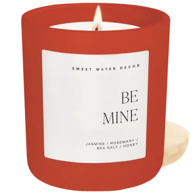 Sweet Water Decor 15 oz Wedding  And Engagement Candles In Brown